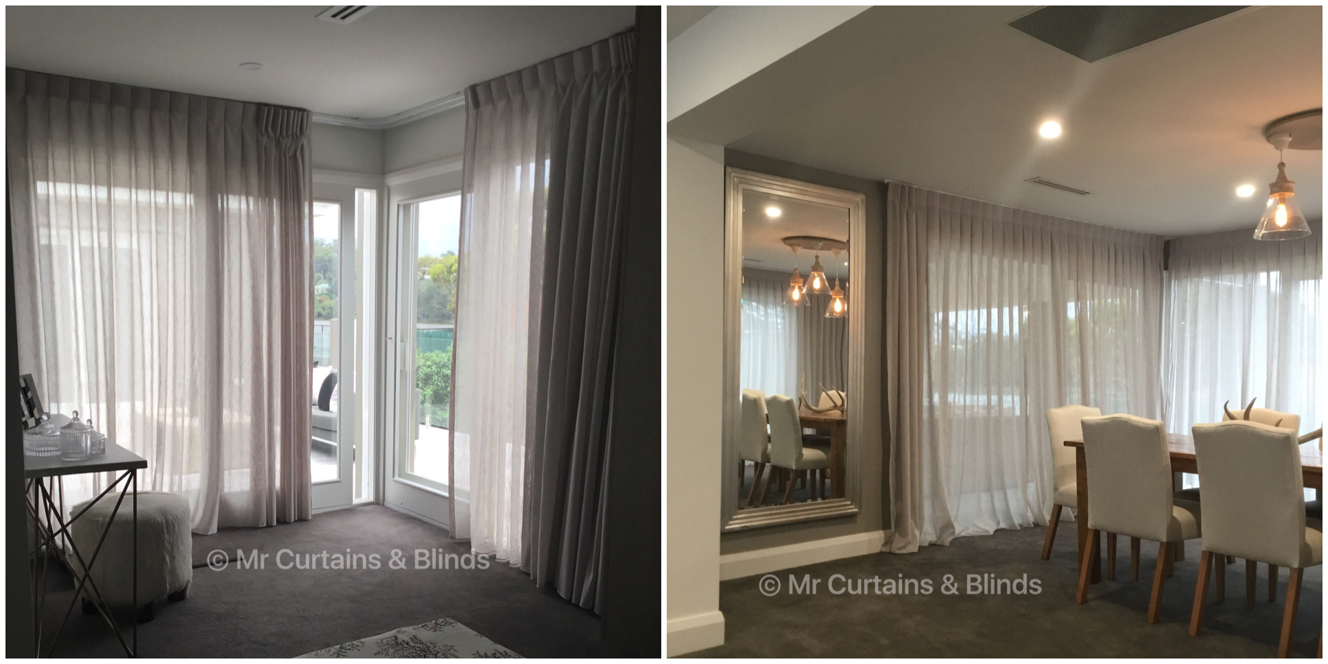 Sheer Curtains Mr Curtains and Blinds Central Coast